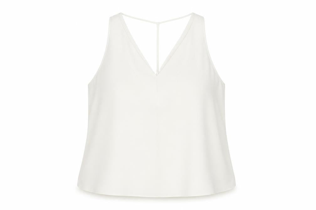 Womens UK Size 18 River Island White  Tank