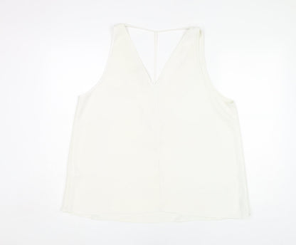 Womens UK Size 18 River Island White  Tank