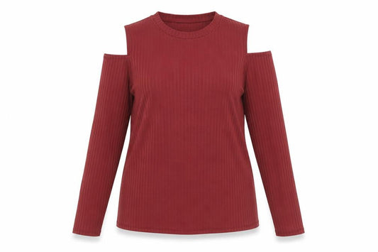 Front view of Dorothy Perkins Women's Red High Neck Top, size 16