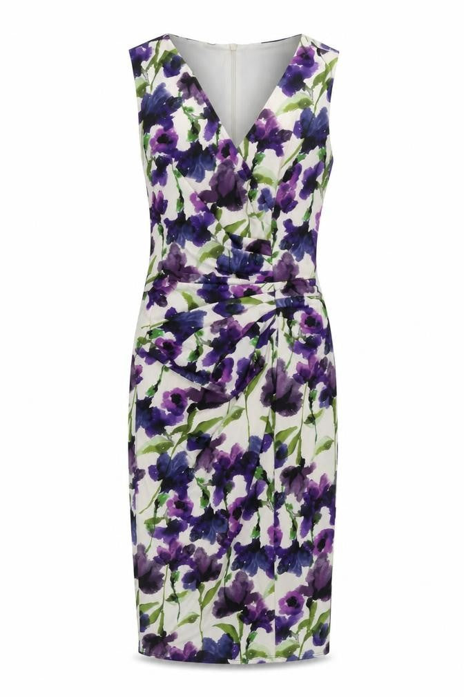 Phase Eight Women's Multicoloured Floral Sheath Dress Size 8