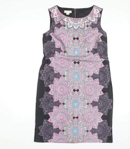 Monsoon Women's Multicoloured Sheath Dress Size 12