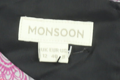 Monsoon Women's Multicoloured Sheath Dress Size 12