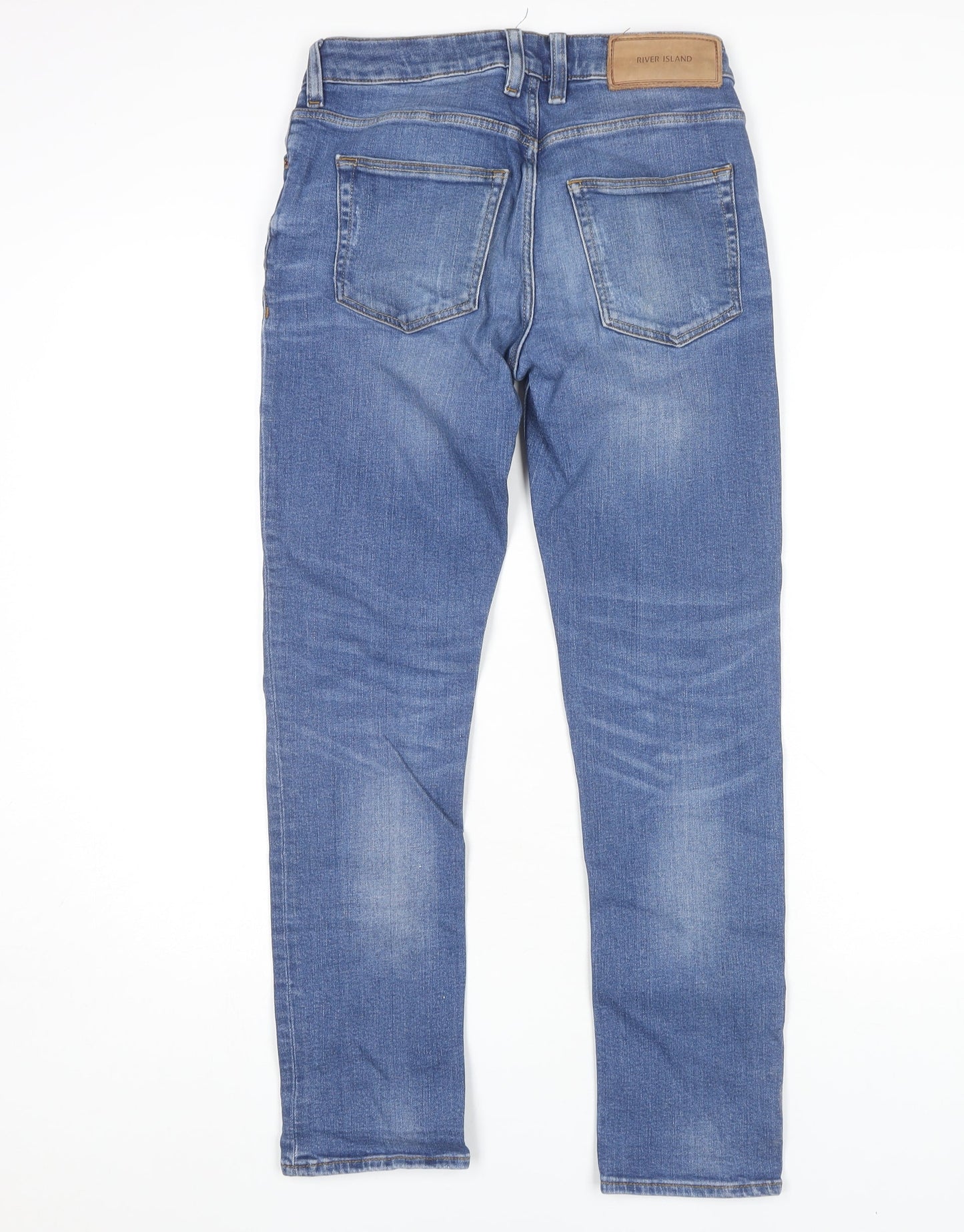 River Island Women's Blue Skinny Denim Jeans 2XS