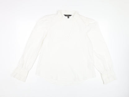 Womens UK Size 8 Lipsy White  Blouse