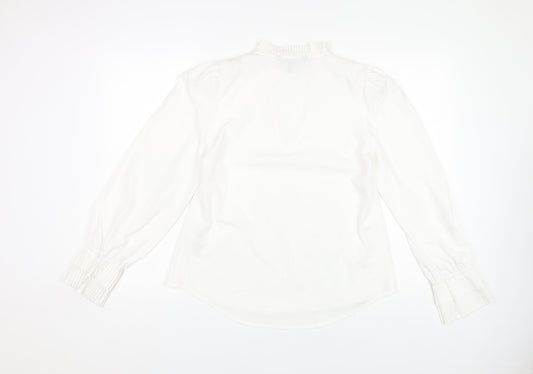 Womens UK Size 8 Lipsy White  Blouse