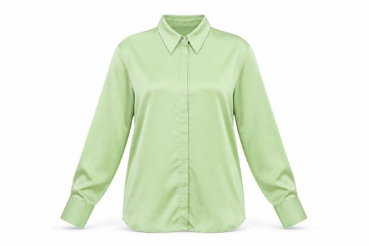 Womens UK Size M MNG Green  Button-Up