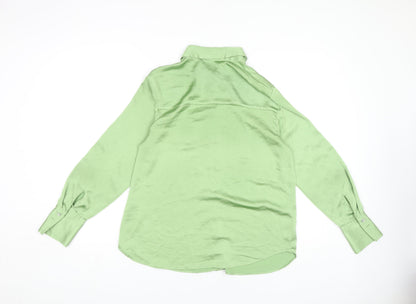 Womens UK Size M MNG Green  Button-Up