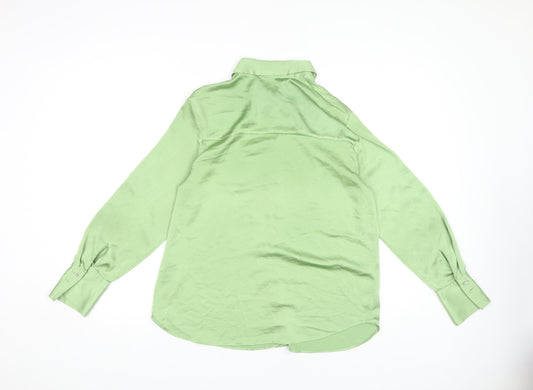 Womens UK Size M MNG Green  Button-Up