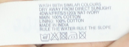 Fat Face Women's Multicoloured Cotton Skirt Size 14