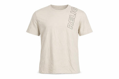 Religion Men’s Beige Crew Neck T-Shirt, Size L