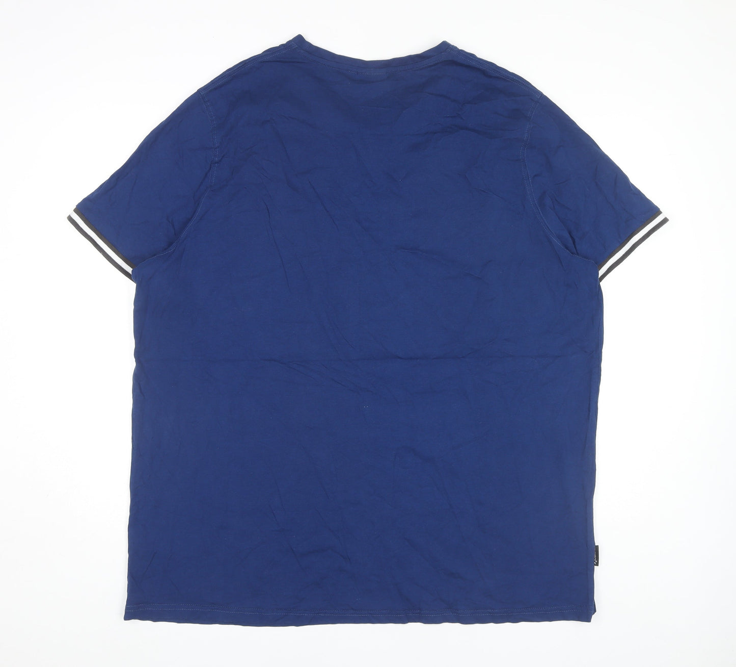 Voi Jeans Co Men's Blue 2XL Crew Neck T-Shirt