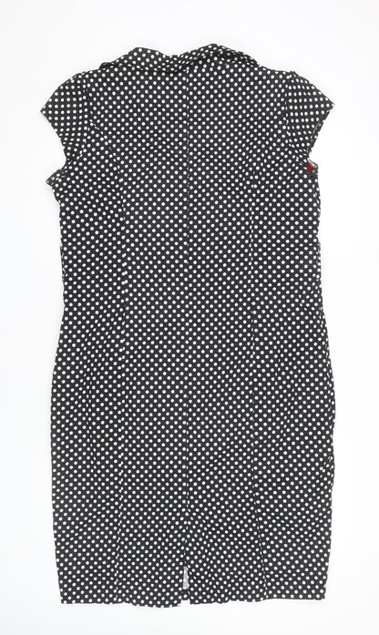 Lindy Bop Polka Dot Dress Black Size 22 Women
