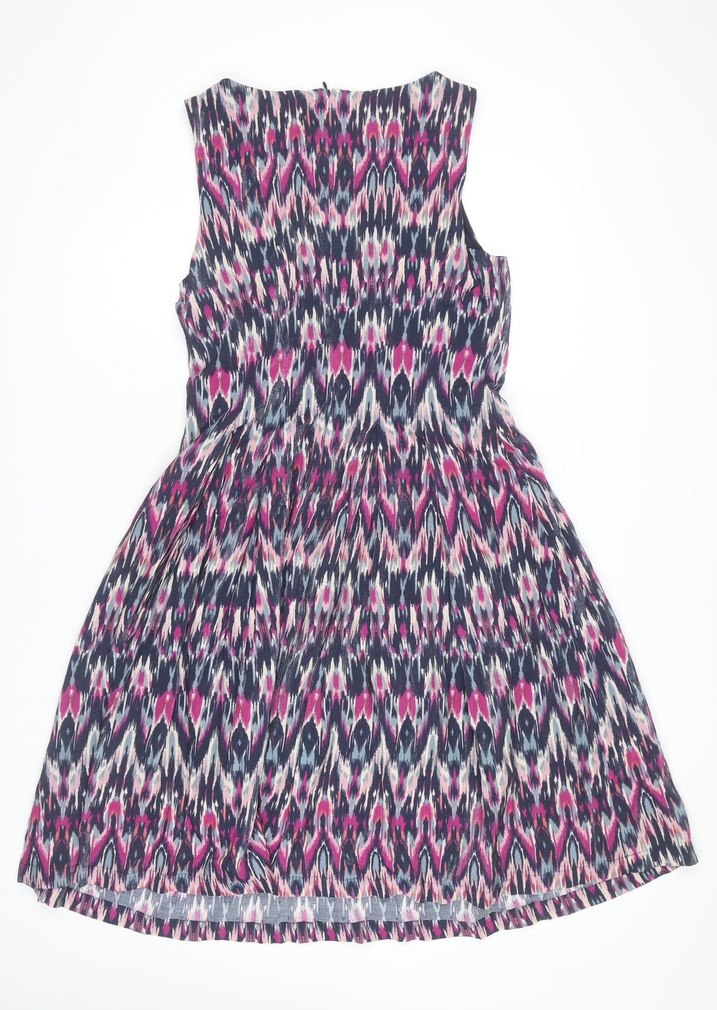 Monsoon Women's Multicoloured Geometric Dress, Size 14