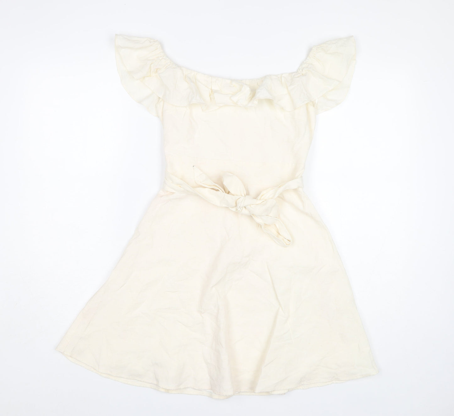 Zara Women’s Ivory A-Line Dress, S