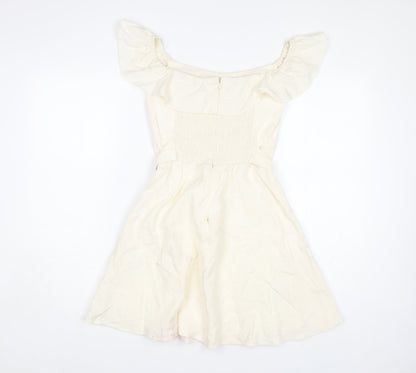 Zara Women’s Ivory A-Line Dress, S