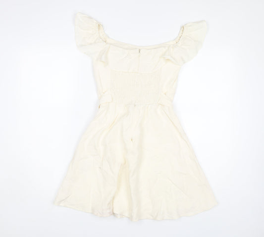 Zara Women’s Ivory A-Line Dress, S