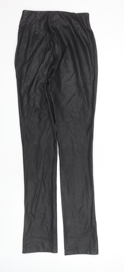 NA-KD Women's Black Trousers Size 8 Polyurethane