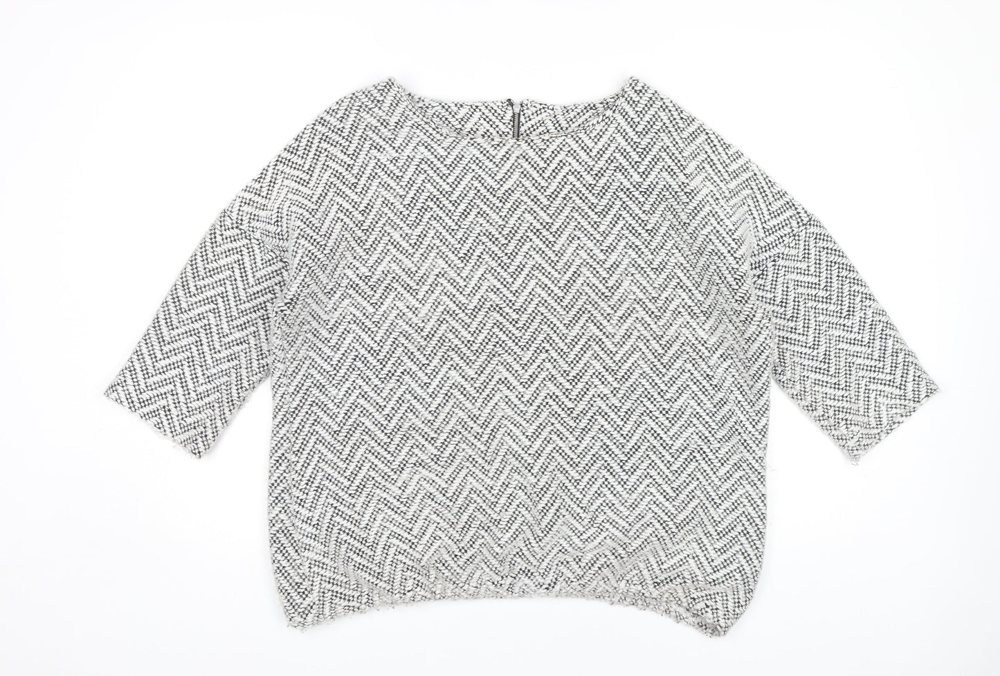 Womens UK Size 14 NEXT Grey Pullover Jumper