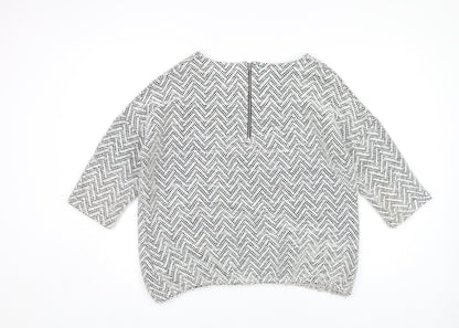 Womens UK Size 14 NEXT Grey Pullover Jumper