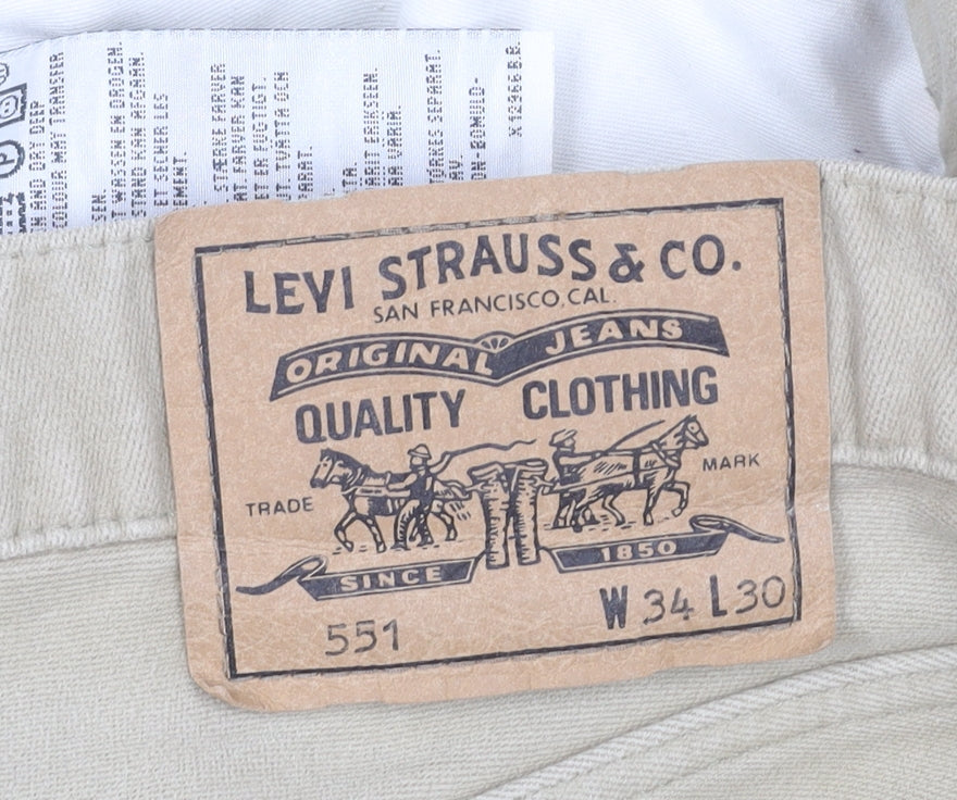 Levi's Men's Beige 34 Chino Trousers