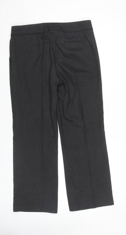 Womens UK Size 12 Marks and Spencer Regular Fit Dress Pants Black Trousers