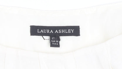 Laura Ashley Women's Black White Pencil Dress Size 8