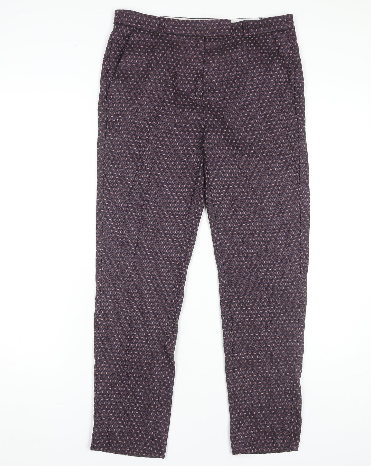 Womens UK Size 12 Marks and Spencer Regular Fit  Multicoloured Trousers