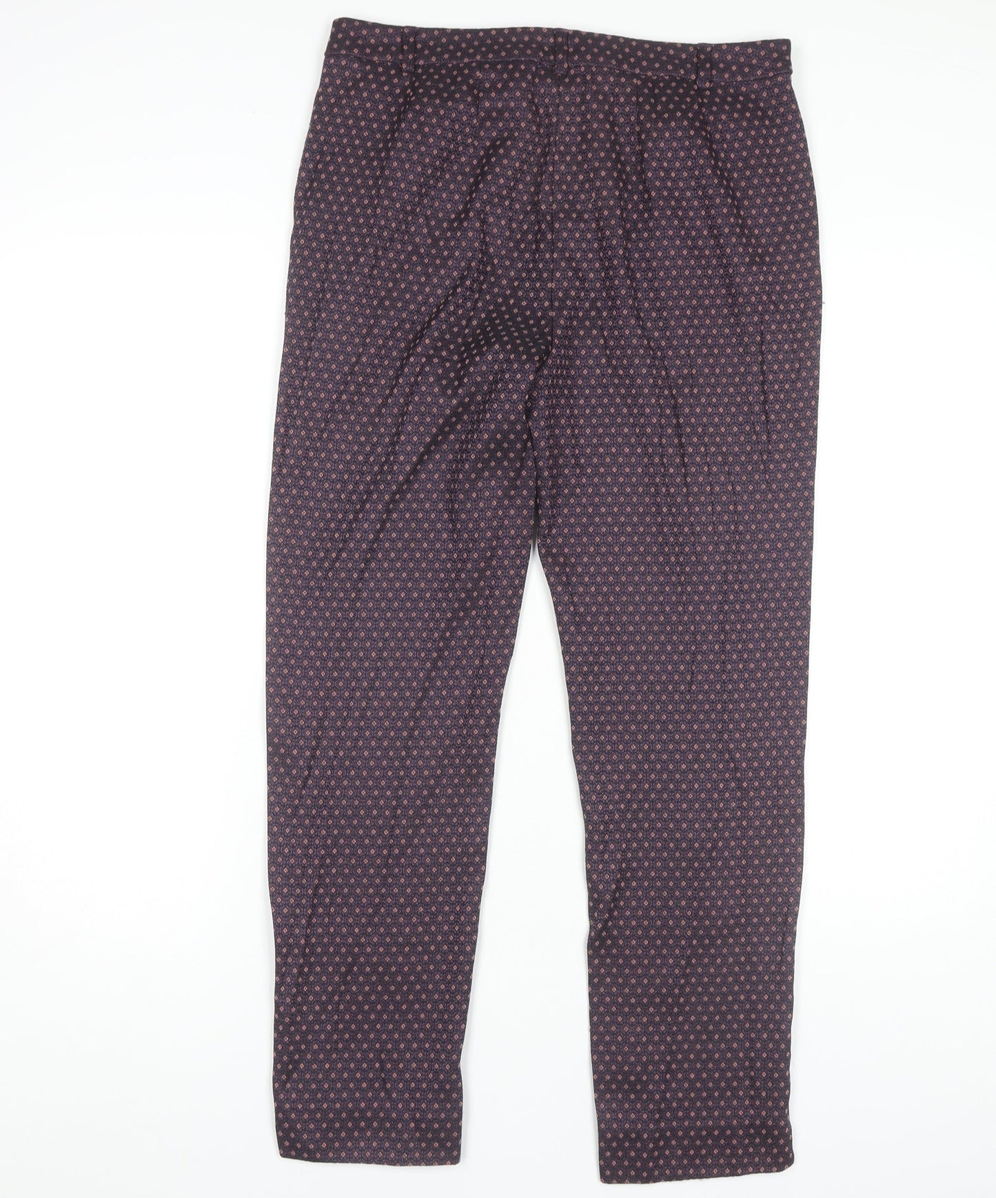 Womens UK Size 12 Marks and Spencer Regular Fit  Multicoloured Trousers