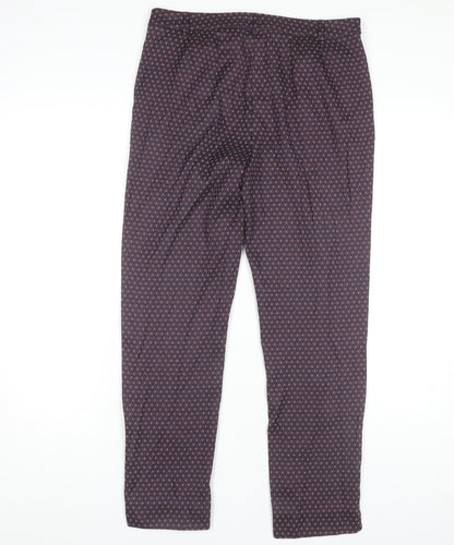 Womens UK Size 12 Marks and Spencer Regular Fit  Multicoloured Trousers