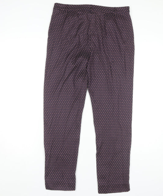 Womens UK Size 12 Marks and Spencer Regular Fit  Multicoloured Trousers