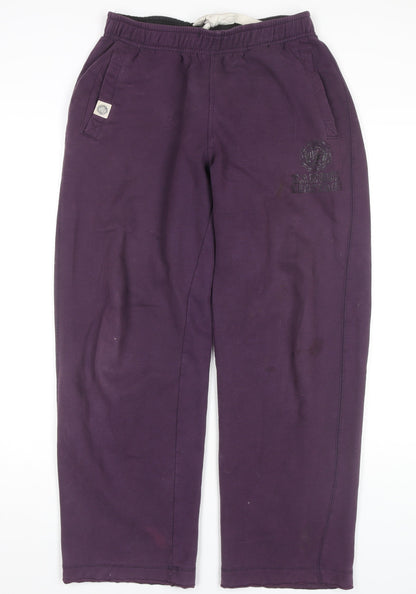 Kangol Men's Purple Sweatpants, Size M, Casual Wear