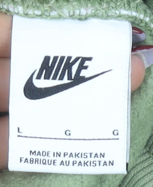 Nike Men's Green Jogger Trousers - Size L