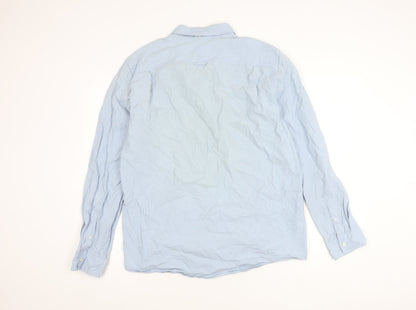 Jack Wills Men's XL Blue Classic Fit Button-Up Shirt