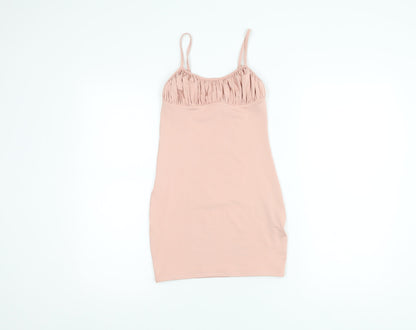 Oh Polly Women's Pink Slip Dress Size 8