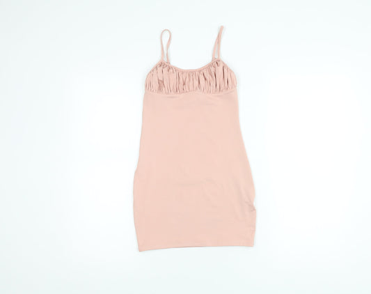 Oh Polly Women's Pink Slip Dress Size 8