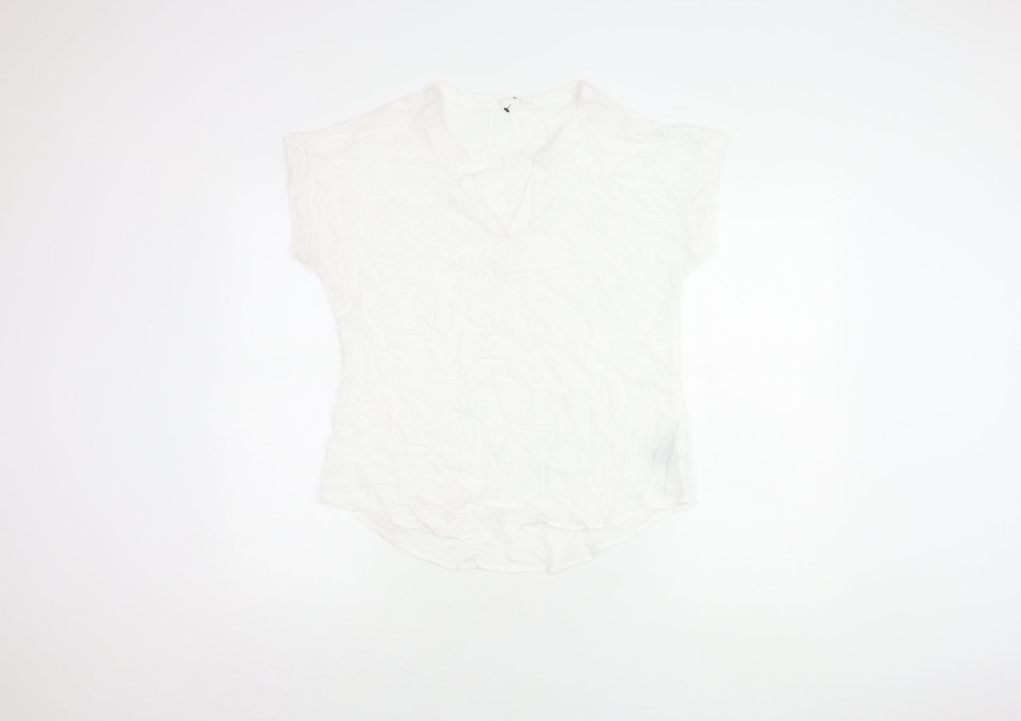 GAP Women's White Blouse XS, Sleeveless, Cotton