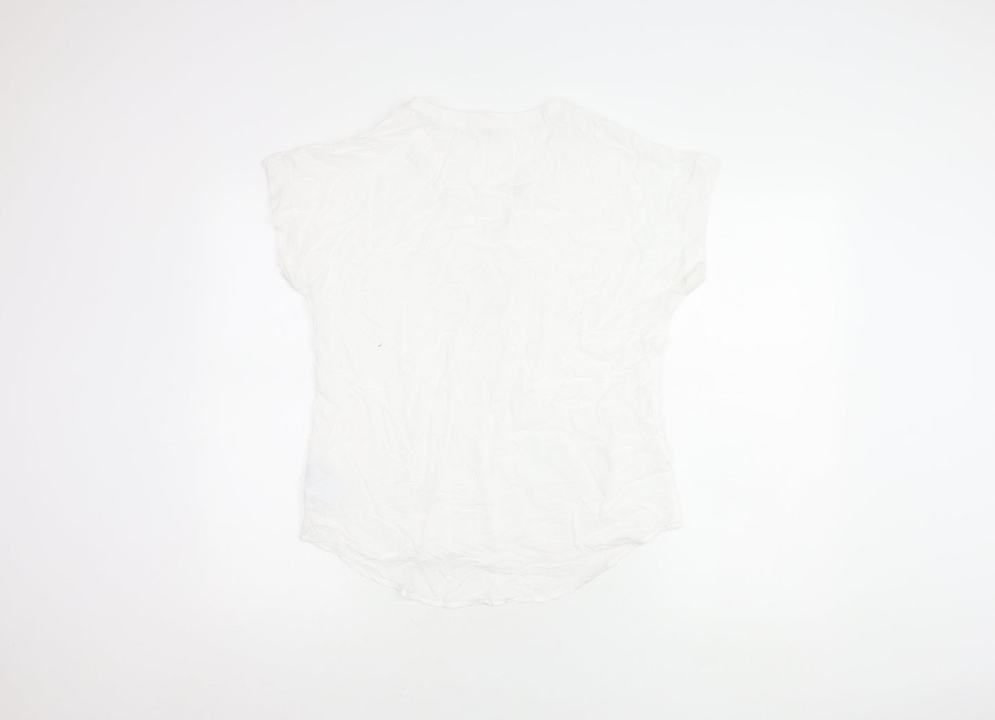 GAP Women's White Blouse XS, Sleeveless, Cotton