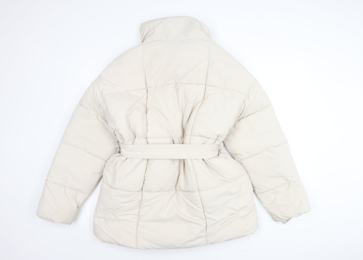 Go.G.G Women's Ivory Puffer Jacket XL Casual Style