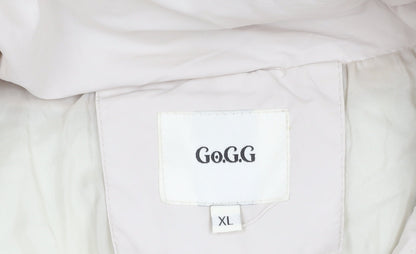 Go.G.G Women's Ivory Puffer Jacket XL Casual Style