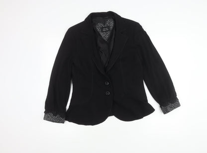 Marks and Spencer Women Black Blazer Size 16
