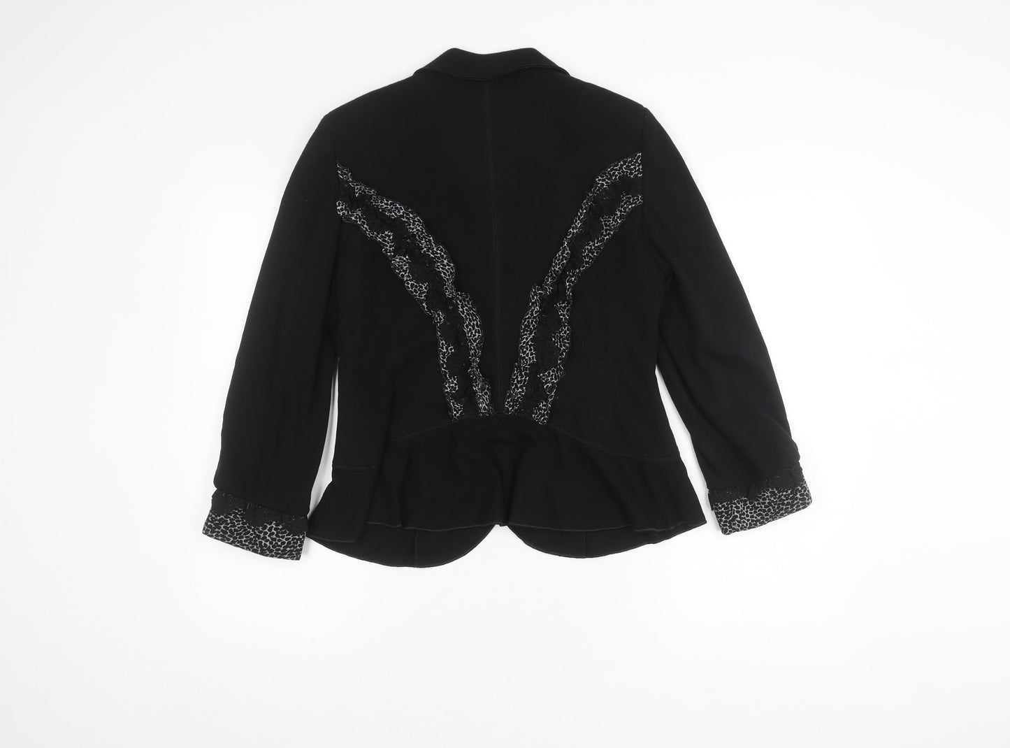 Marks and Spencer Women Black Blazer Size 16