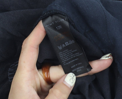 Mint Velvet Women's Black Cargo Trousers Size 12