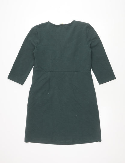 Boden Women's Green Sheath Dress, UK 12, Knee Length