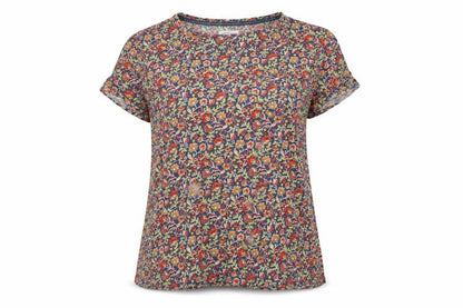 Cambridge Dry Goods Women's Multicoloured Floral Tee