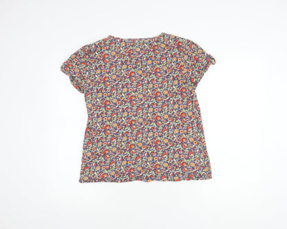 Cambridge Dry Goods Women's Multicoloured Floral Tee