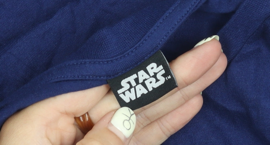 Star Wars Men's Large Blue Christmas Stormtrooper T-Shirt