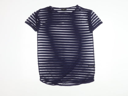 Womens UK Size 8 NEXT Blue Basic T-Shirt