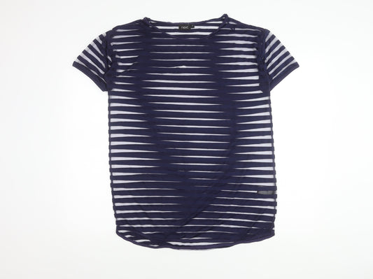 Womens UK Size 8 NEXT Blue Basic T-Shirt