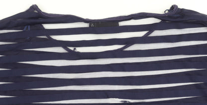 Womens UK Size 8 NEXT Blue Basic T-Shirt