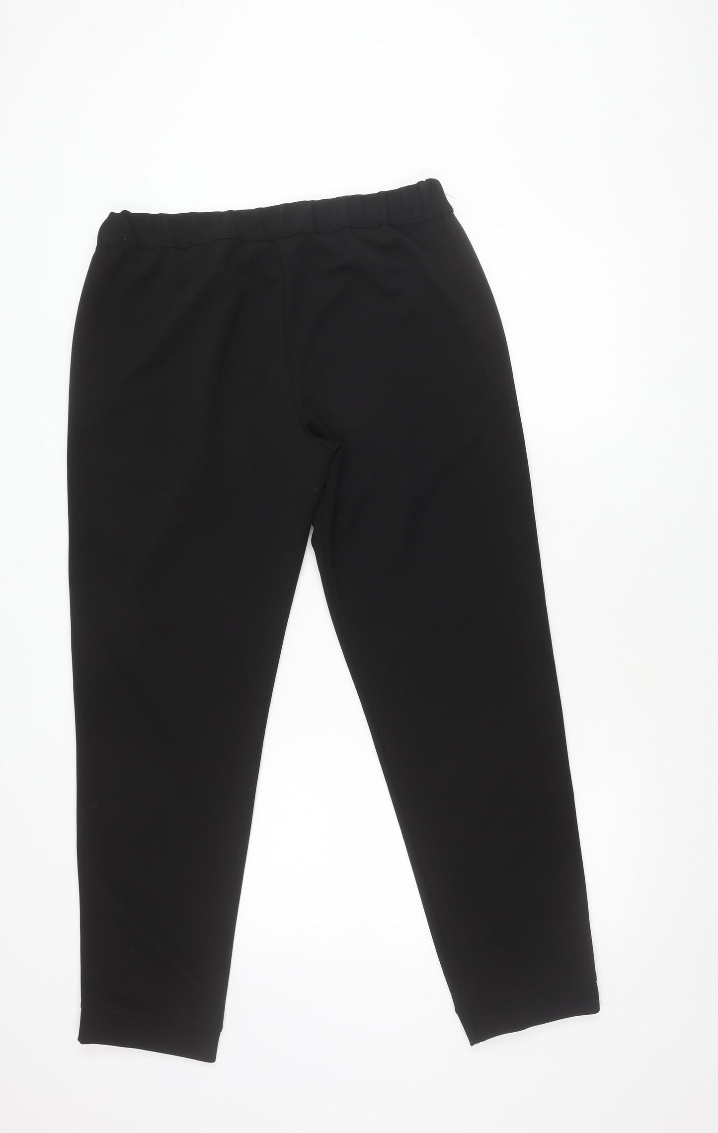 Womens UK Size 12 French Connection Regular Fit  Black Trousers